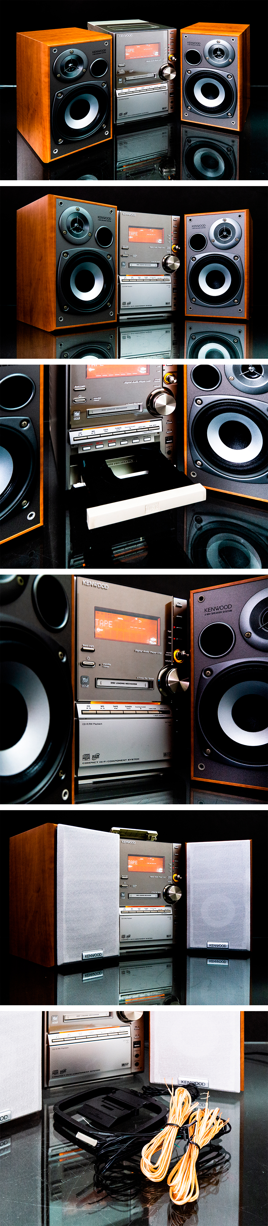 コンポ】 KENWOOD JVC ケンウッド SV-3MD-S RXD-SV3MD LS-SV3-N